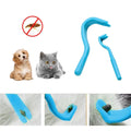 2PCS Pets Tick Removal Tool Dual Teeth Tick Twistered Cats Dogs Cleaning Supplies Mites Twist Hook Remover Hook Pet Supplies