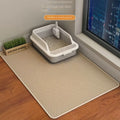 Tapis de Litière pour Chat Grande Taille – Double Couche Imperméable et Antidérapant