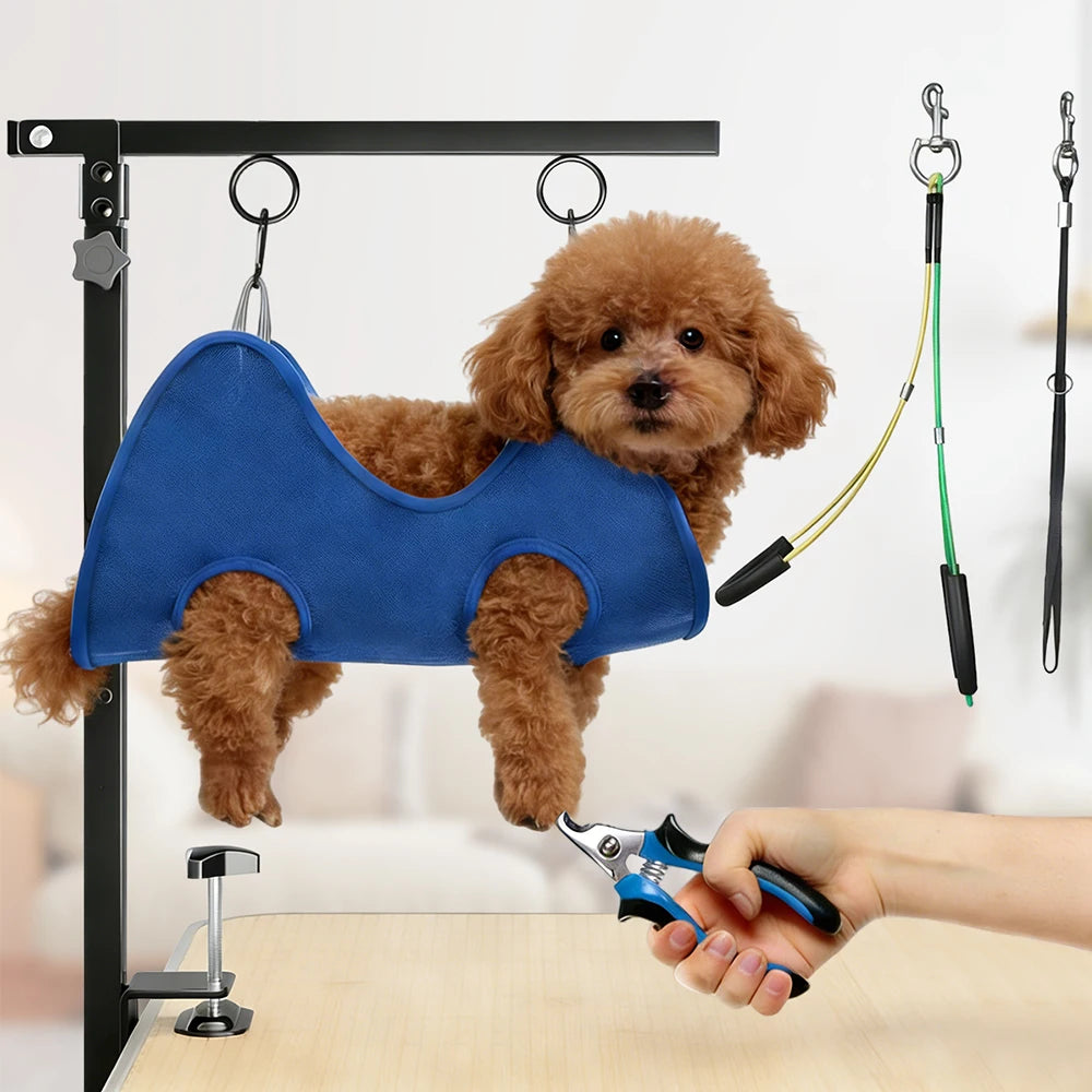 Dog Grooming Arm Clamp Dog Grooming With Height Adjustable Fixed Dog Beauty Stand,for Small Medium Dog Pet Nail Clipping Haircut