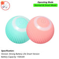 Dog Cat Interactive Ball Toy Automatic Rolling Ball Faux Tail Rechargeable Smart Pet Electric Toy Dog Cat Training Imitate Mouse