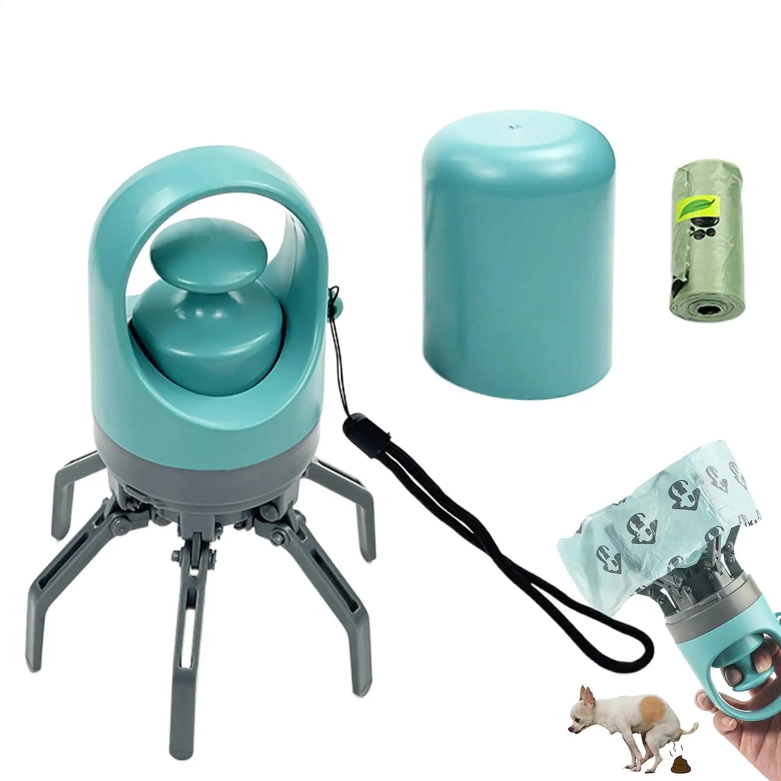 Sanitary Dog Waste Picker Upper Pooper Scoopers Dog Portable Design Effective and Simple Dog Waste Picker Dog Poop Scooper