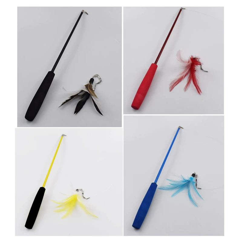Telescopic Cat Fishing Wand Toy
