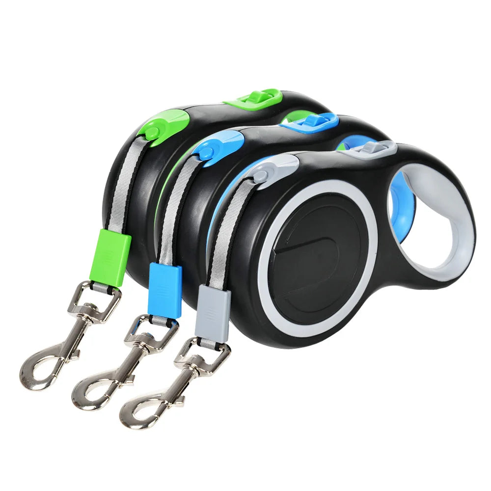 Dog Leash Retractable Roulette Collar for Small Big Dogs Accessories Adjustable Walking Hiking French Bulldog Rope