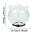 Cat Bubble Muzzle Transparent Breathable Face Cover Cat Hood for Small Dogs Bathing Shedding Nail Trimming Shower Behavior