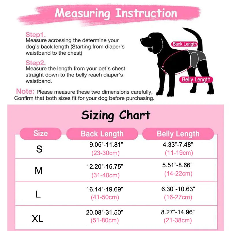 Dog Diaper Suspenders Adjustable Harness Doggie Diapers Suspenders Female Belly Bands for All Dogs Pet Pant Skirt Clothes Keeper