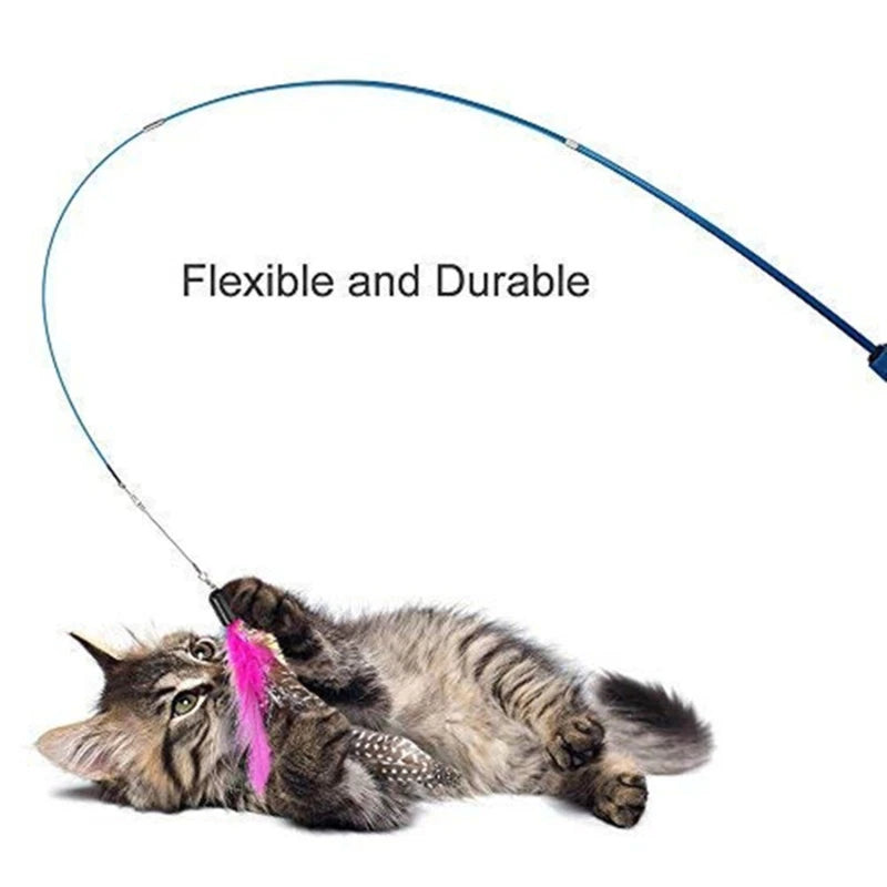 Telescopic Cat Fishing Wand Toy