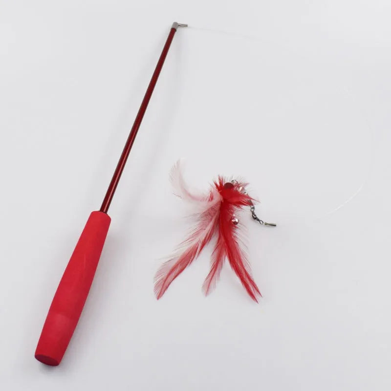 Telescopic Cat Fishing Wand Toy